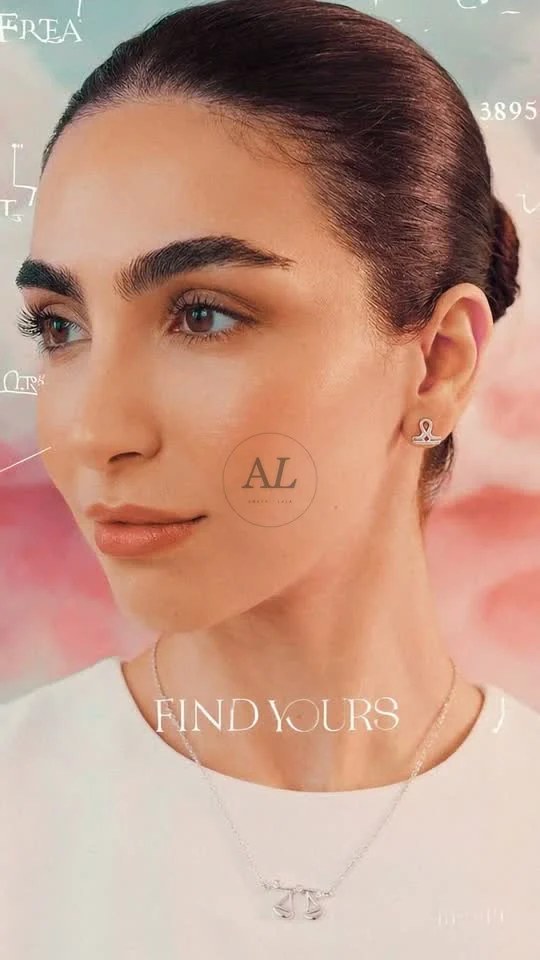 Amaya Lala in a LoveYours Collection campaign edition, jewellery, evening register